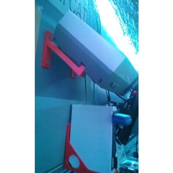 Nintendo NES Wall Mount Brackets Console Holder System Stand Mountable - Picture 2 of 6